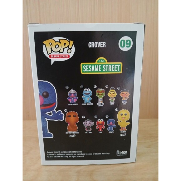 Funko Pop Grover #09 Sesame Street Collectible Toy 2015 - Picture 3 of 6